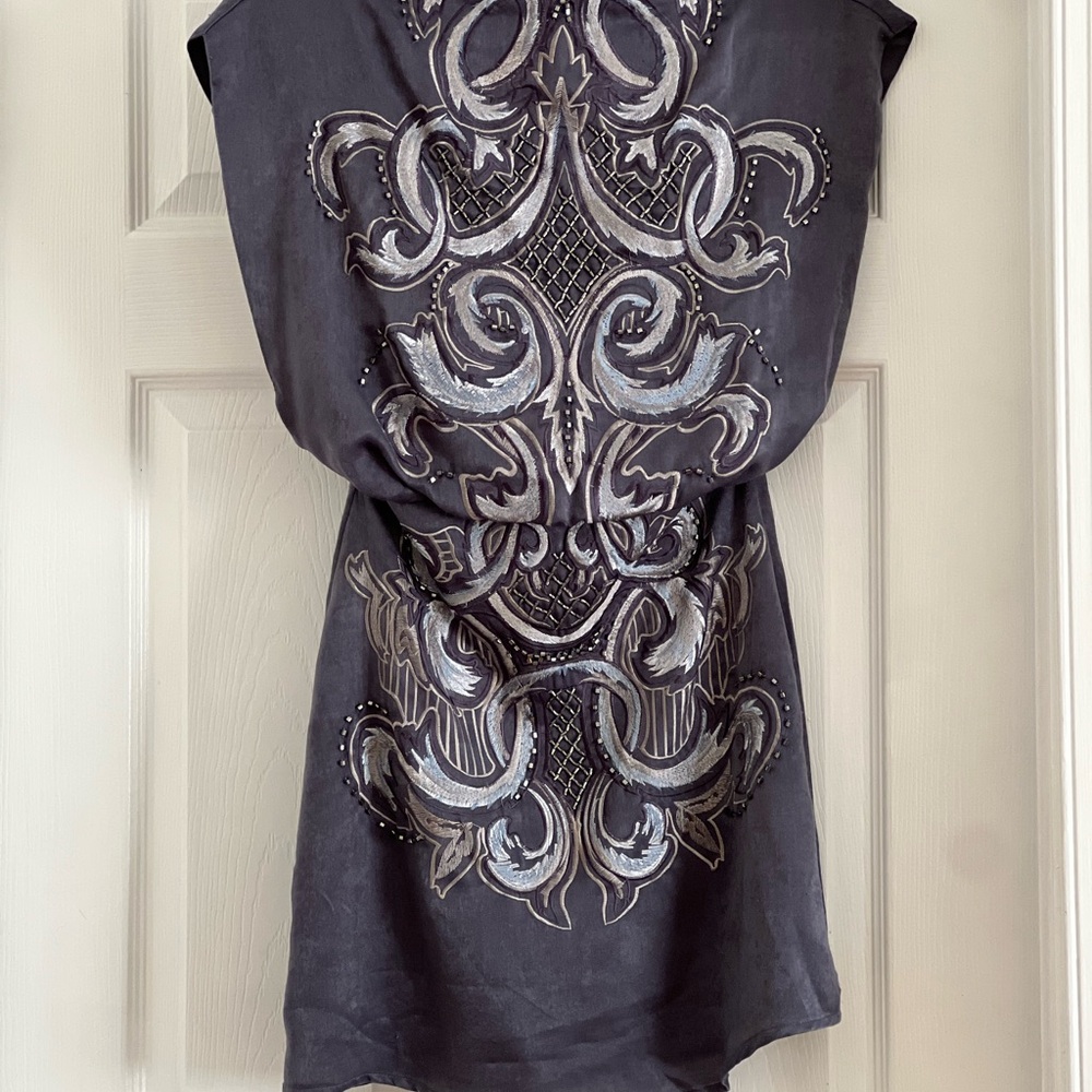 NWT - ASOS Beaded Backless Mini Dress